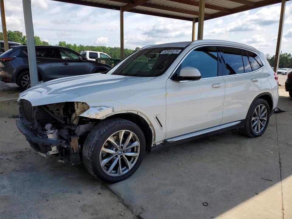 2018 BMW X3 VIN 5UXTR9C5XJLD73031 COPART salvage auction — FRONT END, Id - Salvage Certificate Of Title, sold $5,300 on 2026-07-14 (photo 1)