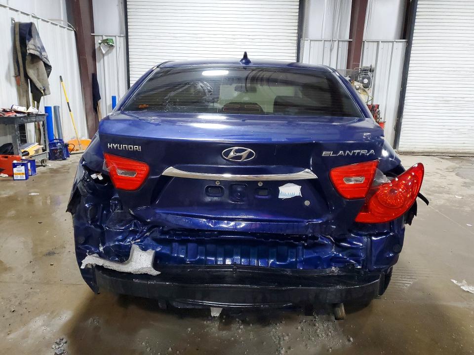 2010 Hyundai Elantra VIN KMHDU4ADXAU178132 COPART salvage auction — REAR END, Il - Salvage Certificate, sold $400 on 2026-07-15 (photo 6)
