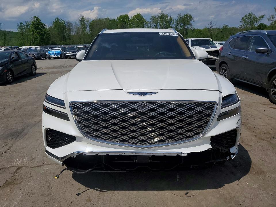 2025 Genesis Gv80 VIN KMUHEESC8SU221105 COPART salvage auction — REAR END, Id - Salvage Certificate Of Title, sold $19,400 on 2026-07-21 (photo 5)