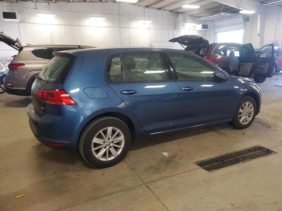 2017 Volkswagen VIN 3VW117AU7HM067275 COPART salvage auction — FRONT END, Mn - Cert Of Title-Prior Salvage, sold $3,550 on 2026-07-02 (photo 3)