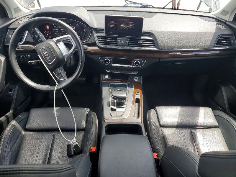 2018 Audi Q5 VIN WA1CNAFY7J2205123 COPART salvage auction — WATER/FLOOD, Id - Salvage Certificate Of Title, sold $9,000 on 2026-07-09 (photo 8)