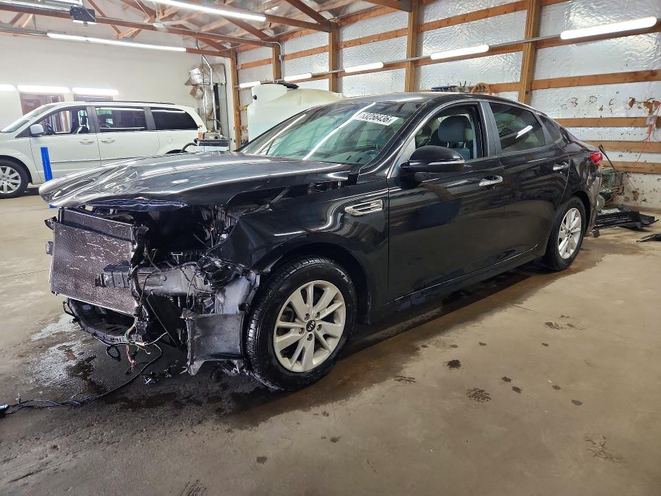 2016 Kia Optima VIN 5XXGT4L3XGG103485 COPART salvage auction — FRONT END, Il - Salvage Certificate, sold $450 on 2026-07-06 (photo 1)
