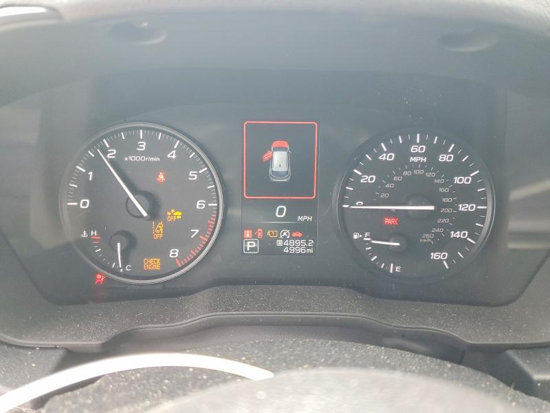 2024 Subaru Impreza VIN JF1GUABC3R8861905 COPART salvage auction — FRONT END, Ma - Cert Of Title-Salvage, sold $3,550 on 2026-07-08 (photo 9)