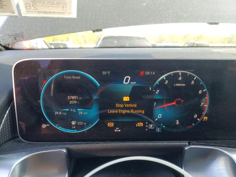 2020 Mercedes-benz VIN W1N4M4HB5LW025635 COPART salvage auction — REAR END, Nj - Cert Of Title-Salvage, sold $5,900 on 2026-07-28 (photo 9)