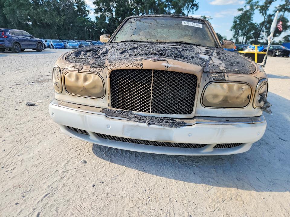 2000 Bentley Arnage VIN SCBLC31E6YCX05110 COPART salvage auction — BURN, Fl - Cert Of Title Slvg Rebuildable, sold $1,650 on 2026-07-14 (photo 5)