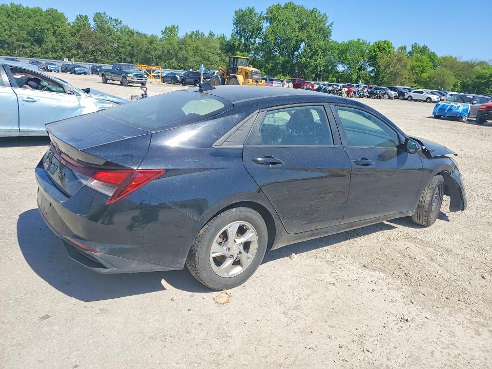 2021 Hyundai Elantra VIN KMHLL4AG2MU173584 COPART salvage auction — FRONT END, Ia - Cert Of Title-Salvage Title, sold $2,600 on 2026-07-17 (photo 3)