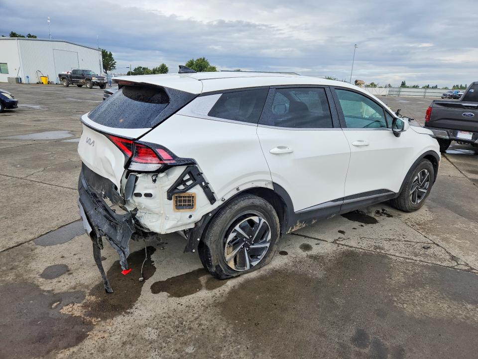 2023 Kia Sportage VIN KNDPUCAG2P7111540 COPART salvage auction — FRONT END, CA - SALVAGE CERTIFICATE, sold $5,000 on 2026-07-27 (photo 3)