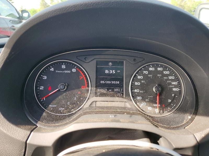 2017 Audi VIN WAUB8GFF1H1072642 COPART salvage auction — FRONT END, Ma - Cert Of Title-Salvage, sold $3,700 on 2026-07-08 (photo 9)