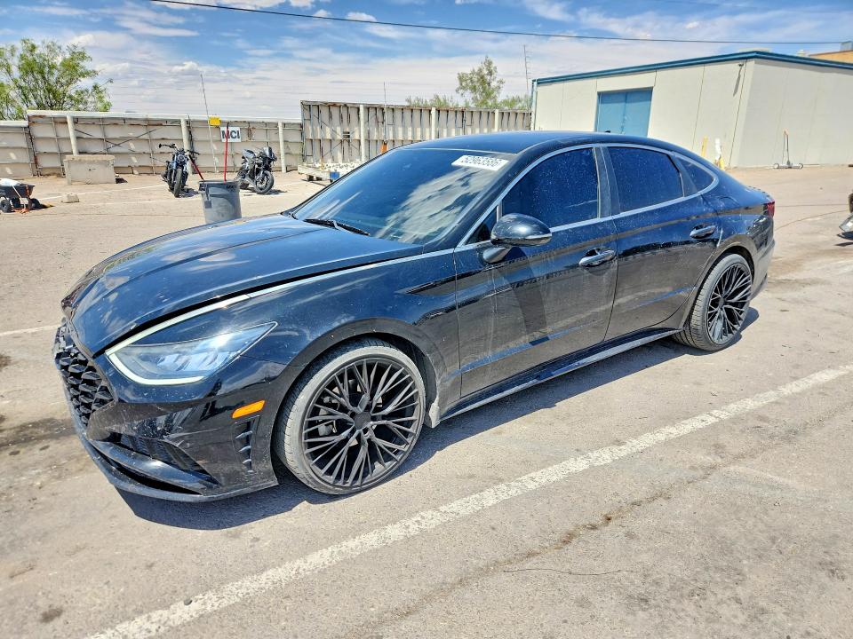2020 Hyundai Sonata VIN 5NPEF4JA7LH051070 COPART salvage auction — FRONT END, Nm - Cert Of Title-Salvage, sold $3,600 on 2026-07-24 (photo 1)