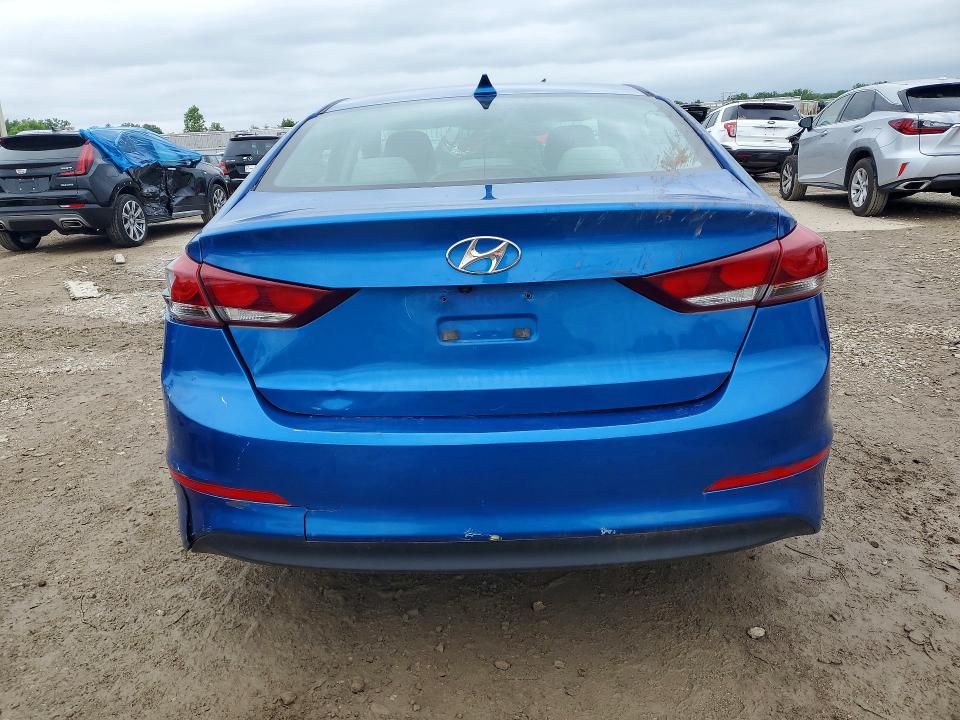 2018 Hyundai Elantra VIN 5NPD84LF2JH320474 COPART salvage auction — REAR END, Ks - Cert Of Title-Salvage, sold $2,750 on 2026-07-02 (photo 6)