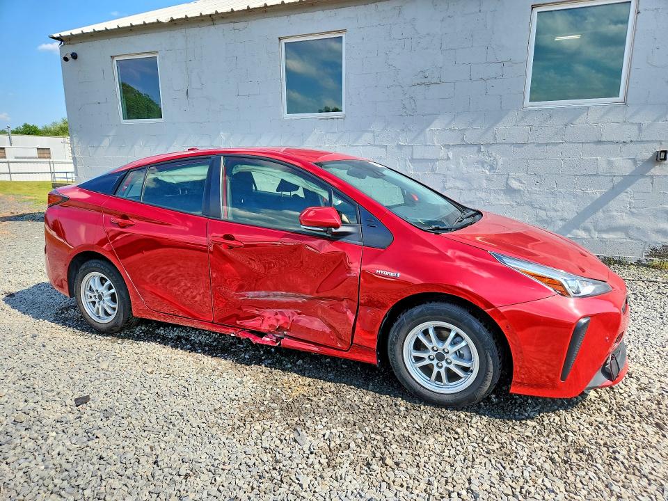 2022 Tvr Prius VIN JTDKAMFU4N3186297 COPART salvage auction — SIDE, Nj - Cert Of Title-Salvage, sold $6,700 on 2026-07-17 (photo 4)