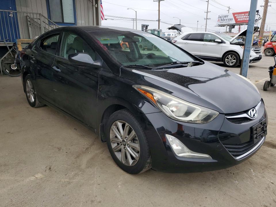 2014 Hyundai VIN KMHDH4AE9EU172468 COPART salvage auction — STRIPPED, Ca - Salvage Certificate, sold $475 on 2026-07-09 (photo 4)