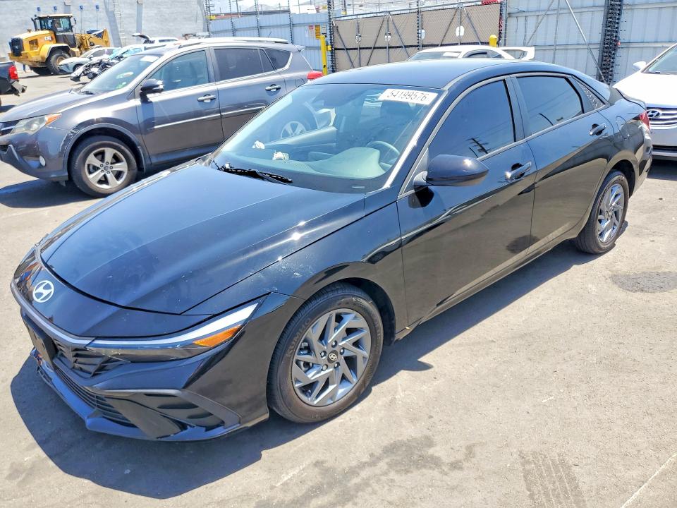 2024 Hyundai Elantra VIN KMHLM4DG2RU844039 COPART salvage auction — FRONT END, Ca - Salvage Certificate, sold $3,100 on 2026-07-08 (photo 1)