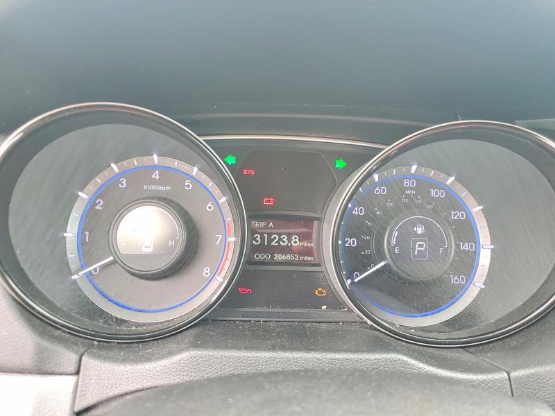2013 Hyundai VIN 5NPEB4ACXDH586909 COPART salvage auction — VANDALISM, Nc - Salvage Certificate Of Title, sold $250 on 2026-07-16 (photo 9)