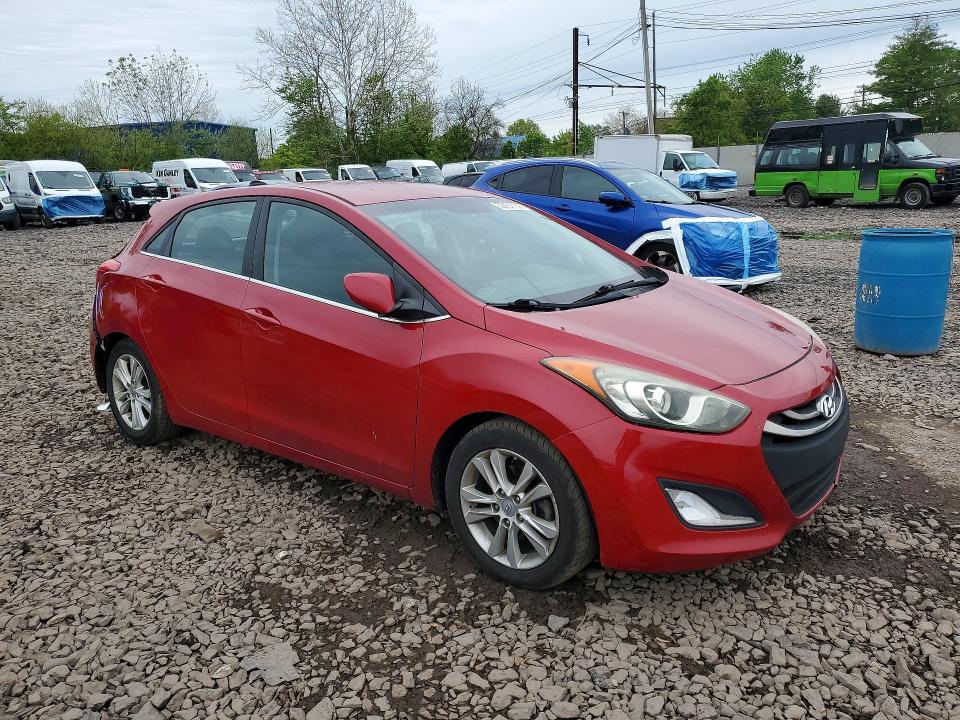2015 Hyundai Elantra VIN KMHD35LH6FU242540 COPART salvage auction — REAR END, Pa - Certificate Of Salvage, sold $1,450 on 2026-07-08 (photo 4)
