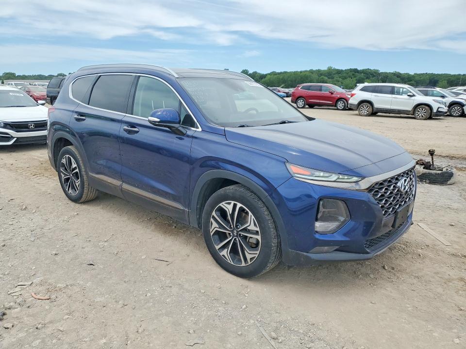 2020 Hyundai Santa fe VIN 5NMS5CAA0LH301164 COPART salvage auction — HAIL, Ks - Cert Of Title-Salvage, sold $200 on 2026-08-27 (photo 4)