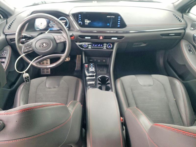 2023 Hyundai Sonata VIN KMHL14JC8PA278672 COPART salvage auction — FRONT END, Nc - Salvage Certificate Of Title, sold $9,600 on 2026-07-02 (photo 8)