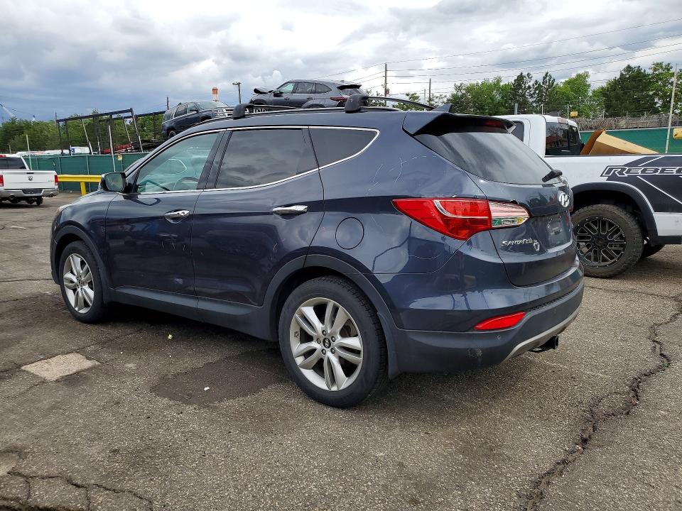 2016 Hyundai Santa fe VIN 5XYZWDLA4GG345599 COPART salvage auction — WATER/FLOOD, Pa - Certificate Of Salvage, sold $2,000 on 2026-07-21 (photo 2)