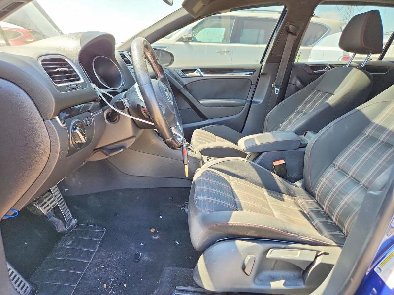 2012 Volkswagen Gti VIN WVWHD7AJ8CW164461 COPART salvage auction — FRONT END, Il - Salvage Certificate, sold $1,650 on 2026-07-21 (photo 7)