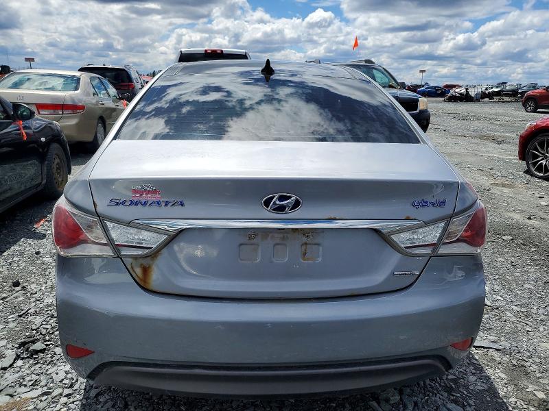 2014 Hyundai Sonata VIN KMHEC4A43EA118529 COPART salvage auction — FRONT END, Qc - Gravement Accidente, sold $200 on 2026-07-07 (photo 6)
