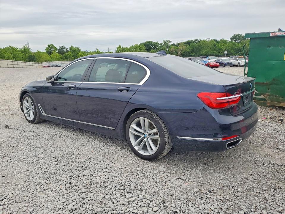 2016 BMW 7er VIN WBA7F2C59GG419558 COPART salvage auction — MINOR DENT/SCRATCHES, Ga - Certificate Of Title (P), sold $8,500 on 2026-07-28 (photo 2)