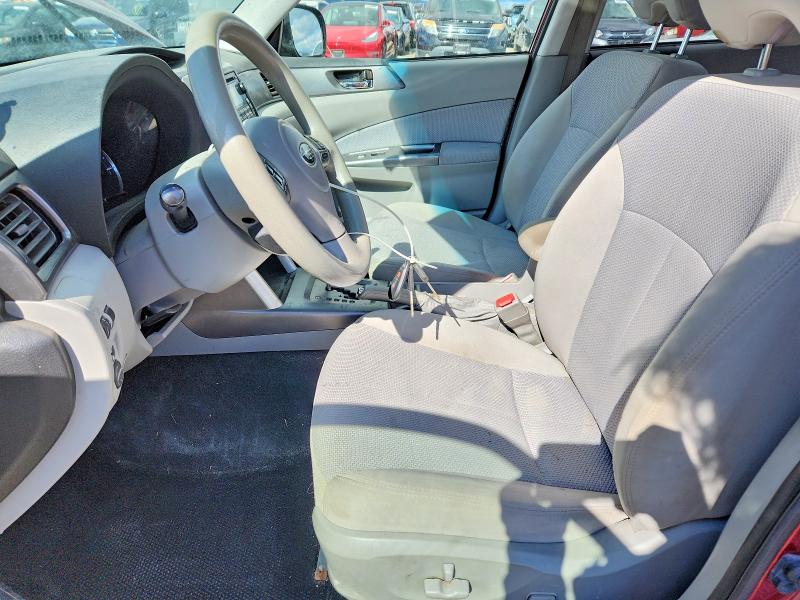 2012 Subaru Forester VIN JF2SHADC8CH442477 COPART salvage auction — FRONT END, Mt - Salvage Certificate Of A Vehic, sold $900 on 2026-07-07 (photo 7)