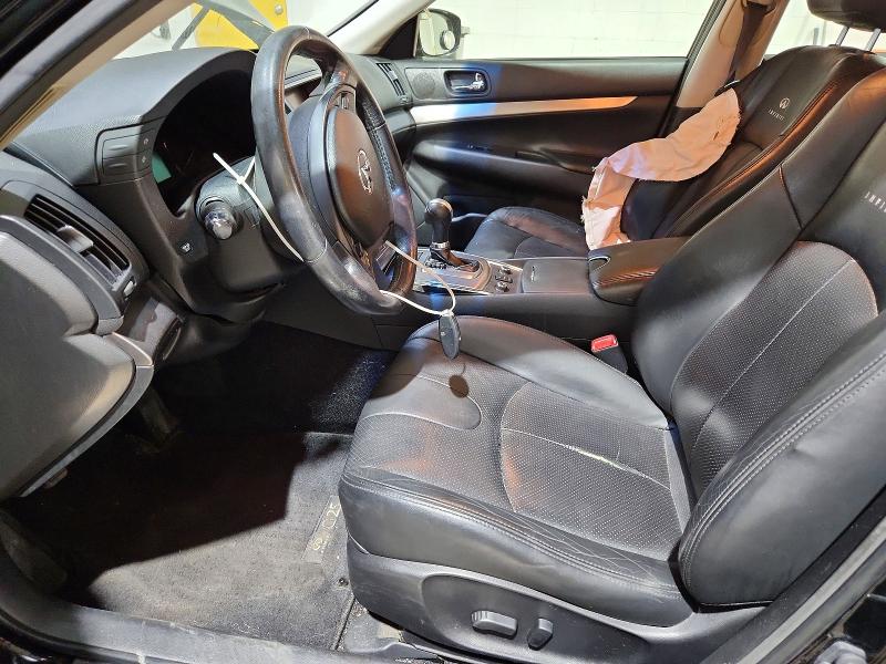 2012 Infiniti G VIN JN1DV6AR9CM862085 COPART salvage auction — SIDE, Nh - Cert Of Title-Salvage, sold $90 on 2026-07-28 (photo 7)