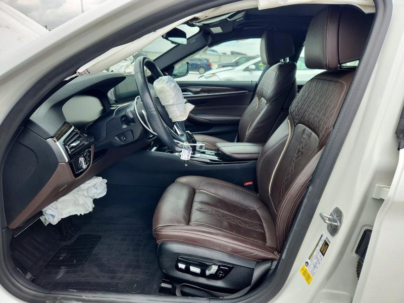 2020 BMW 5er VIN WBAJS1C0XLWW75241 COPART salvage auction — FRONT END, Tx - Salvage Vehicle Title, sold $9,700 on 2026-07-07 (photo 7)