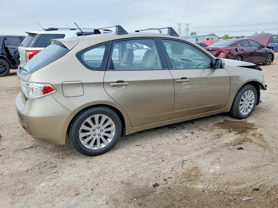 2008 Subaru Impreza VIN JF1GH61628H810262 COPART salvage auction — FRONT END, Il - Salvage Certificate, sold $325 on 2026-07-09 (photo 3)