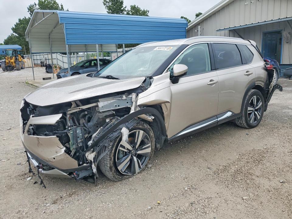 2021 Nissan VIN JN8AT3DD8MW316005 COPART salvage auction — FRONT END, ID - SALVAGE CERTIFICATE OF TITLE, sold $4,650 on 2026-07-22 (photo 1)