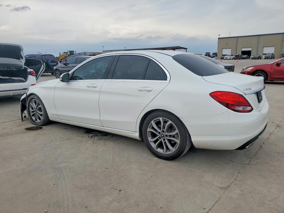 2018 Mercedes-benz C-klasse VIN 55SWF4JB1JU264295 COPART salvage auction — FRONT END, Tx - Salvage Vehicle Title, sold $4,100 on 2026-07-09 (photo 2)