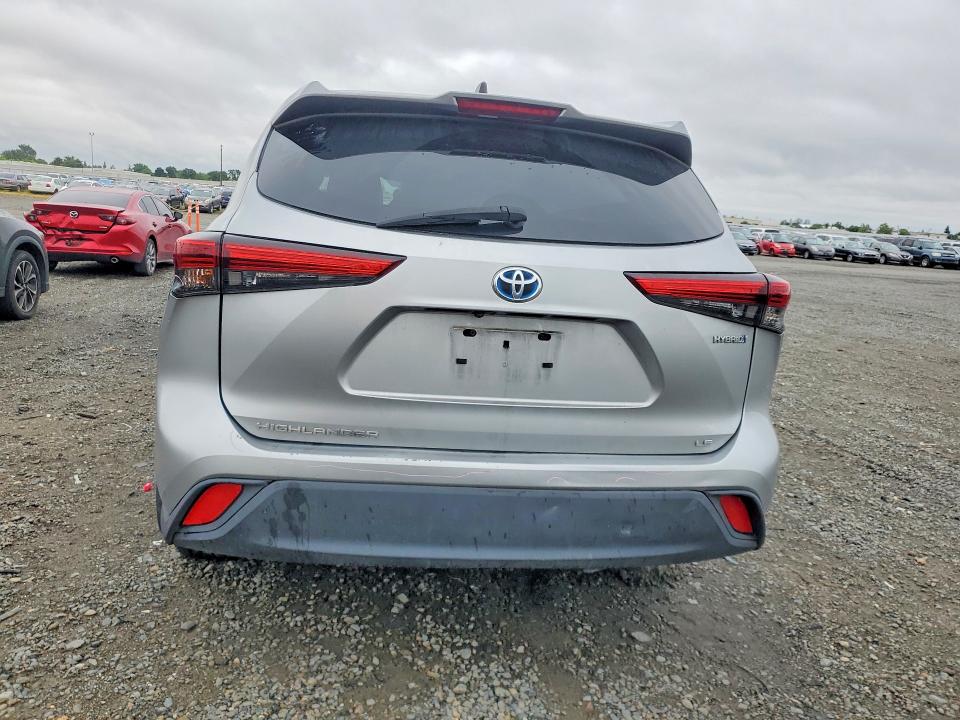 2022 Toyota Highlander hybrid VIN 5TDBBRCH3NS554498 COPART salvage auction — FRONT END, Ca - Dis/Dlr/Exp Only Clean Title, sold $13,600 on 2026-07-07 (photo 6)