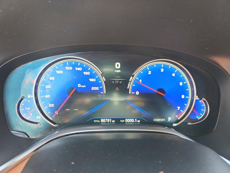 2016 BMW 7er VIN WBA7F2C58GG415971 COPART salvage auction — SIDE, Nj - Cert Of Title-Salvage, sold $7,600 on 2026-07-31 (photo 9)