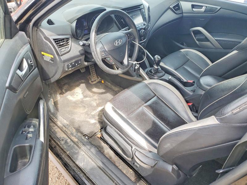 2013 Hyundai Veloster VIN KMHTC6AE8DU097203 COPART salvage auction — FRONT END, On - Permit Salvage, sold $750 on 2026-07-09 (photo 8)