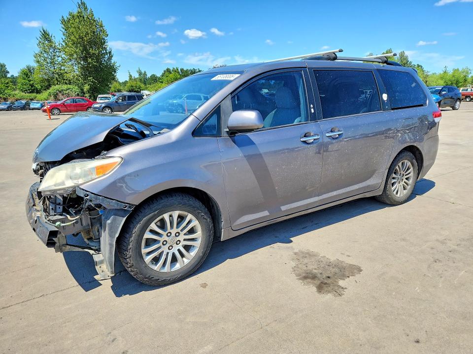 2011 Toyota Sienna VIN 5TDYK3DC1BS117623 COPART salvage auction — FRONT END, Or - Salvage Title Certificate, sold $1,500 on 2026-07-20 (photo 1)