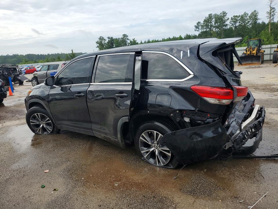 2018 Toyota Highlander VIN 5TDZARFH6JS040538 COPART salvage auction — REAR END, Sc - Cert Of Title-Salvage, sold $1,250 on 2026-07-13 (photo 2)