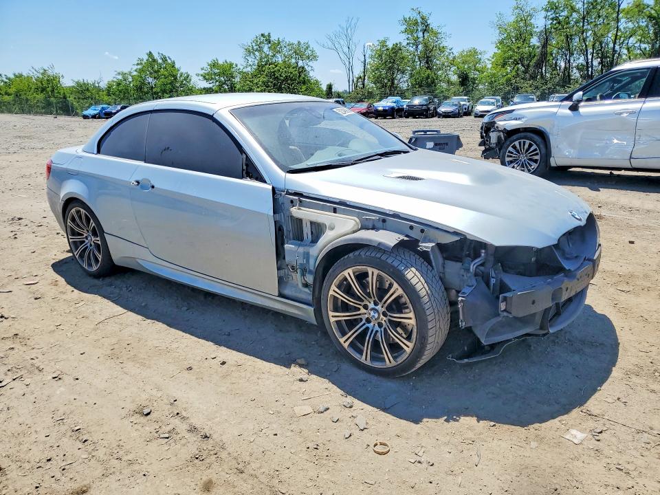 2011 BMW M3 VIN WBSDX9C58BE584381 COPART salvage auction — FRONT END, MD - CERT OF SALVAGE < 75% DAMAGE, sold $3,600 on 2026-07-28 (photo 4)