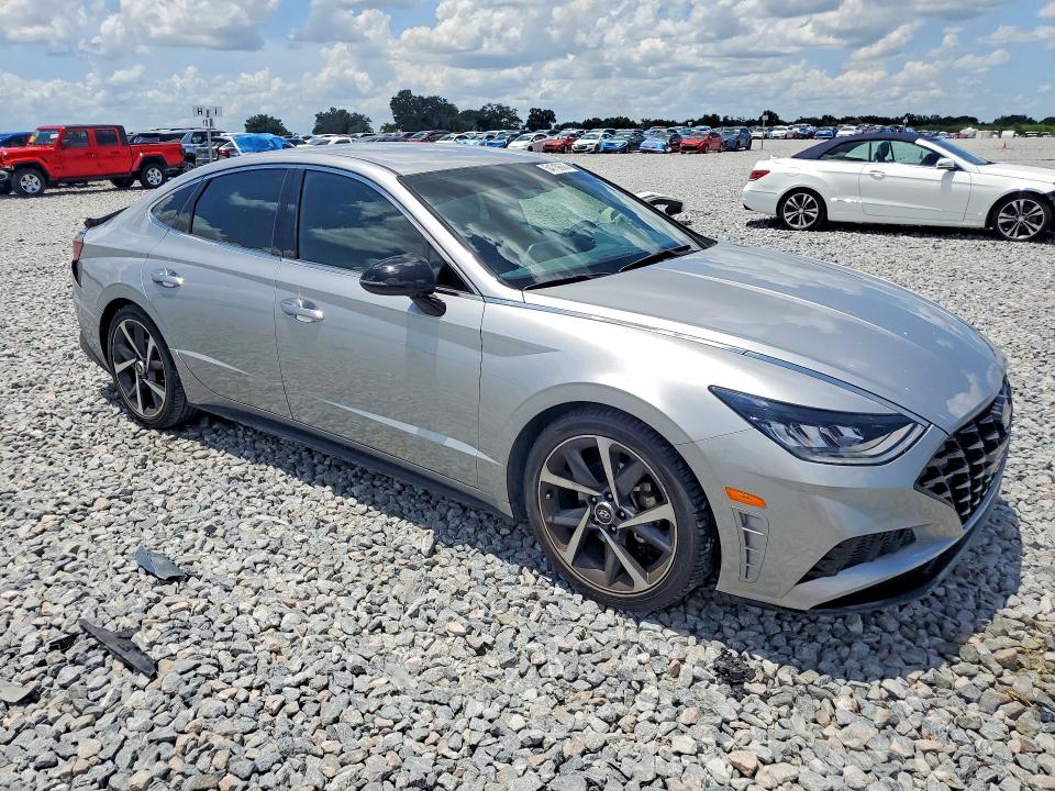 2021 Hyundai VIN 5NPEJ4J22MH067217 COPART salvage auction — REAR END, Fl - Cert Of Title Slvg Rebuildable, sold $5,400 on 2026-07-14 (photo 4)