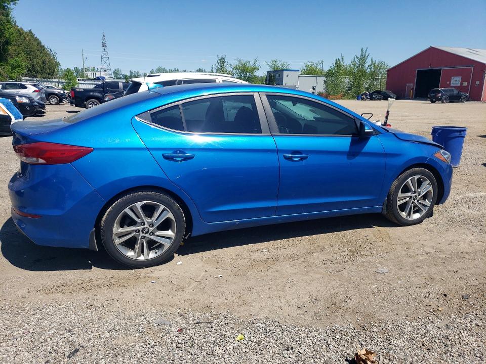 2017 Hyundai Elantra VIN KMHD84LF2HU266010 COPART salvage auction — FRONT END, On - Permit Salvage, sold $2,000 on 2026-07-07 (photo 3)