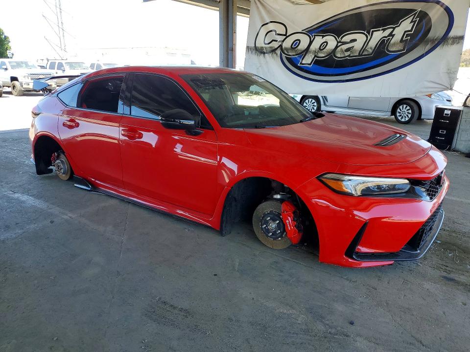 2024 Honda Civic VIN JHMFL5G40RX004219 COPART salvage auction — STRIPPED, Ca - Salvage Certificate, sold $13,700 on 2026-07-21 (photo 4)