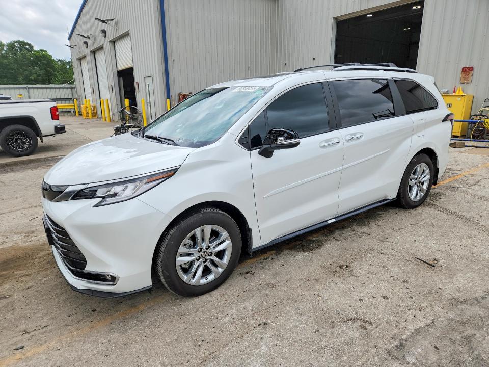 2024 Toyota Sienna VIN 5TDZRKEC2RS209214 COPART salvage auction — HAIL, Ca - Salvage Certificate, sold $24,900 on 2026-07-06 (photo 1)