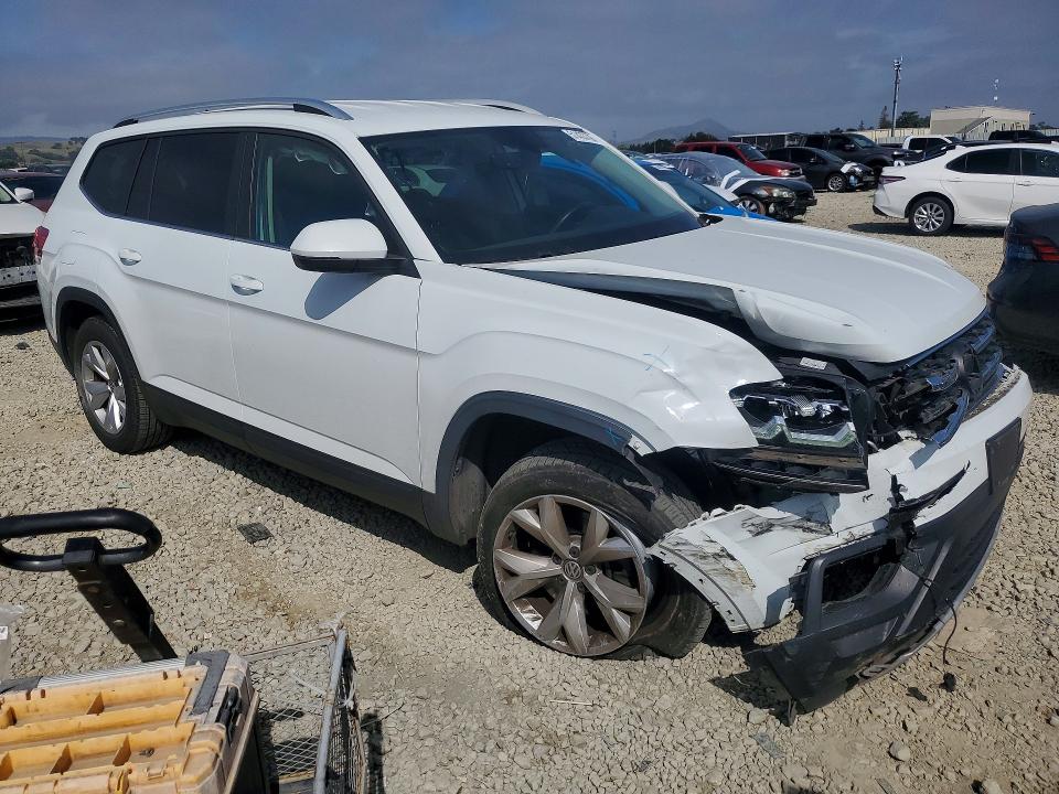 2022 Volkswagen Atlas VIN 1V2DR2CA7KC605446 COPART salvage auction — FRONT END, CA, sold $2,950 on 2026-08-04 (photo 4)