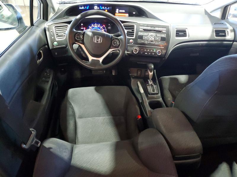 2013 Honda VIN 2HGFB2F50DH581070 COPART salvage auction — FRONT END, Md - Cert Of Salvage > 75% Damage, sold $2,300 on 2026-07-02 (photo 8)
