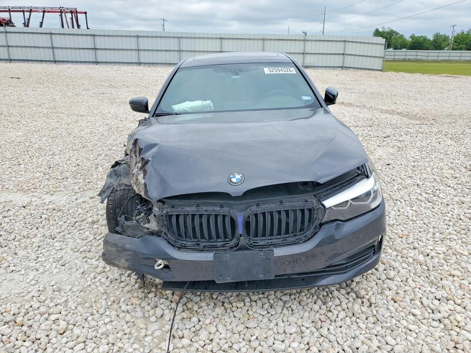2018 BMW 5 series VIN WBAJA9C59JB252880 COPART salvage auction — FRONT END, Tx - Salvage Vehicle Title, sold $4,550 on 2026-07-16 (photo 5)
