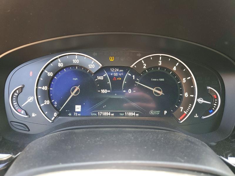 2018 BMW 5er VIN WBAJE7C52JWD52470 COPART salvage auction — FRONT END, Nc - Salvage Certificate Of Title, sold $1,250 on 2026-07-27 (photo 9)