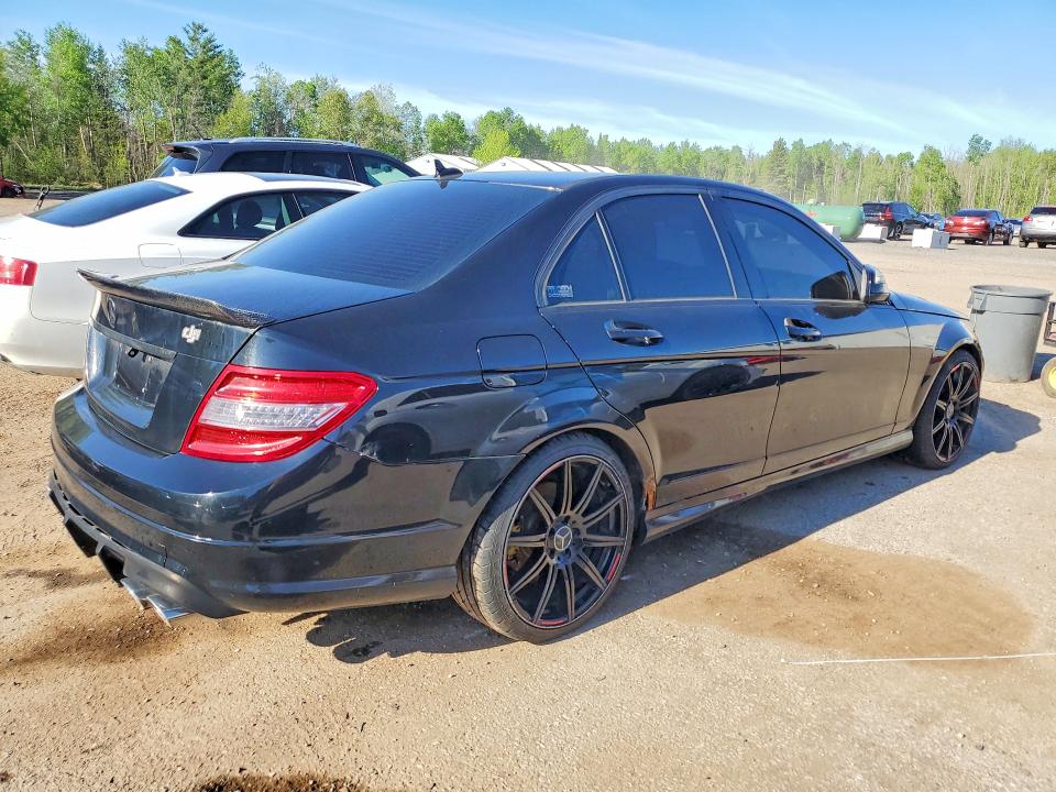 2008 Mercedes-benz C class VIN WDDGF81X18F191062 COPART salvage auction — SIDE, On - Permit Salvage, sold $500 on 2026-07-23 (photo 3)