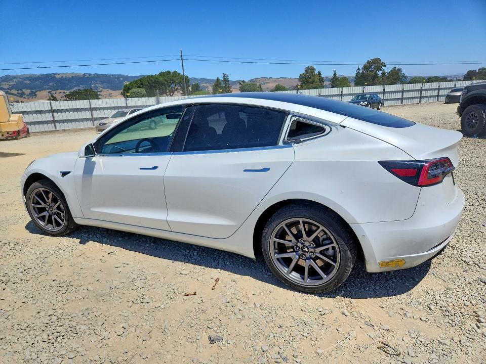 2020 Tesla Model 3 VIN 5YJ3E1EA8LF803991 COPART salvage auction — REAR END, Ca - Salvage Certificate, sold $4,150 on 2026-07-02 (photo 2)