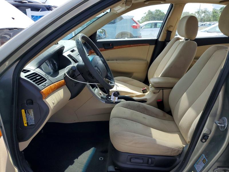 2009 Hyundai Sonata VIN 5NPET46C89H485641 COPART salvage auction — REAR END, Id - Salvage Certificate Of Title, sold $825 on 2026-07-31 (photo 7)