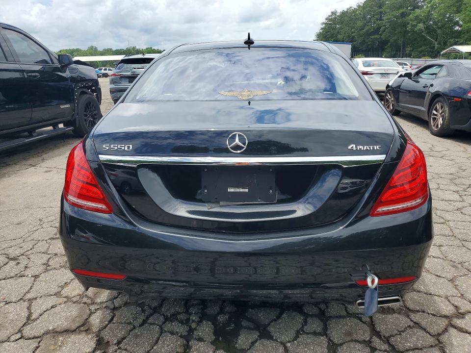 2016 Mercedes-benz S-klasse VIN WDDUG8FB1GA215692 COPART salvage auction — FRONT END, Ga - Cert Of Title-Salvage, sold $4,250 on 2026-07-10 (photo 6)