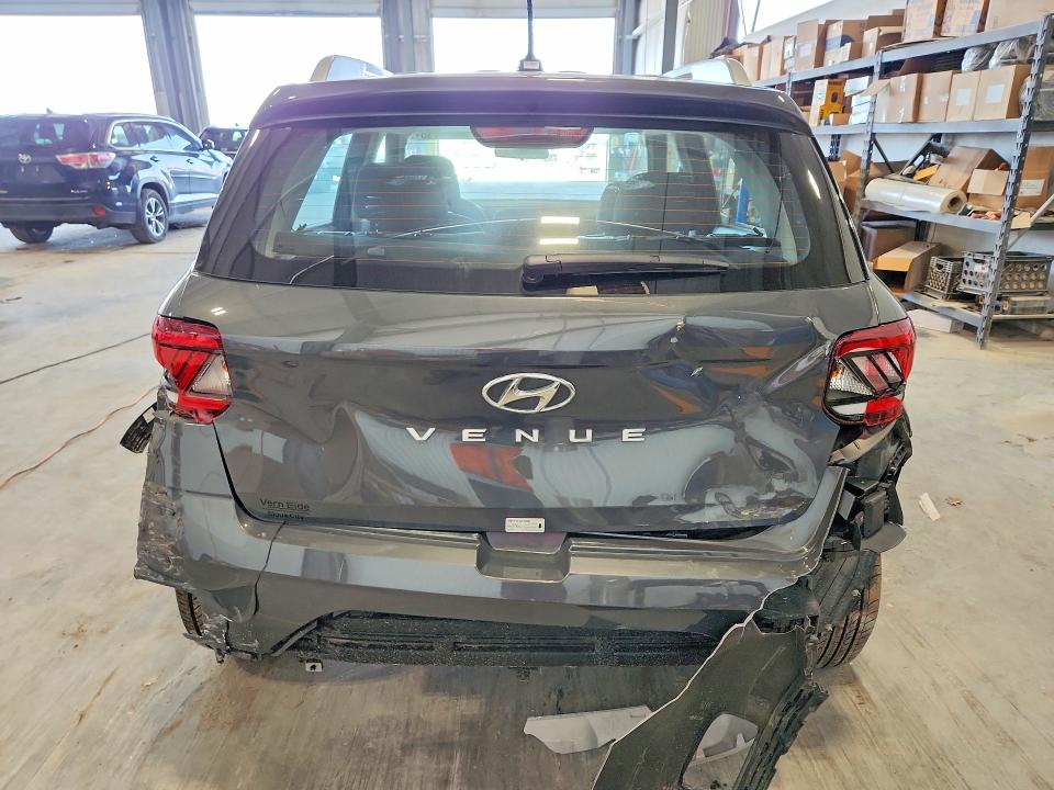 2025 Hyundai Venue VIN KMHRC8A32SU401661 COPART salvage auction — REAR END, Ne - Cert Of Title-Salvage, sold $4,150 on 2026-07-07 (photo 6)